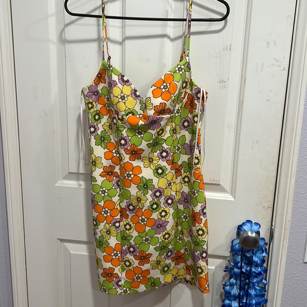 Floral dress from Zara